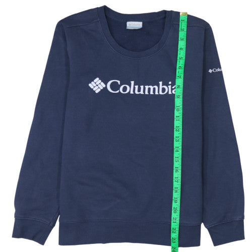 Mens UK Size M Columbia Blue Pullover Sweatshirt