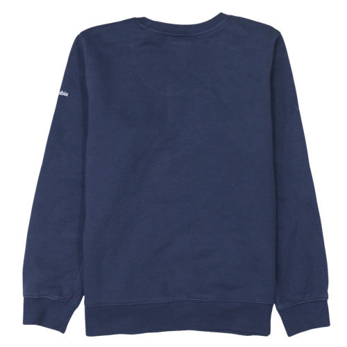 Mens UK Size M Columbia Blue Pullover Sweatshirt