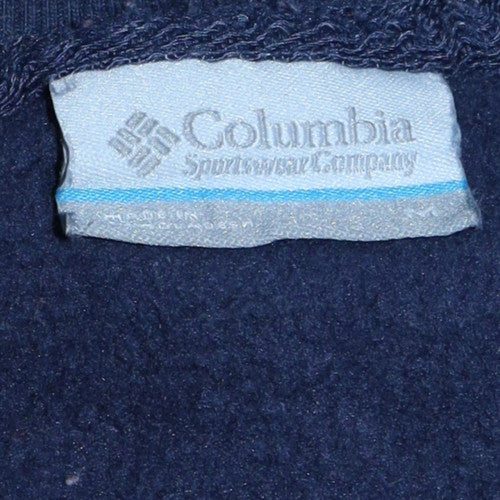 Mens UK Size M Columbia Blue Pullover Sweatshirt