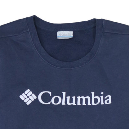 Mens UK Size M Columbia Blue Pullover Sweatshirt
