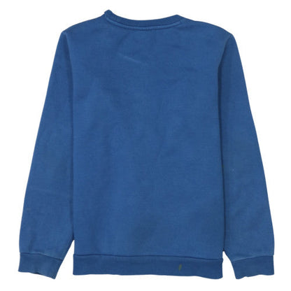 Puma Boys Blue Crew Neck Pullover Sweatshirt 13-14 Years Fleece Logo