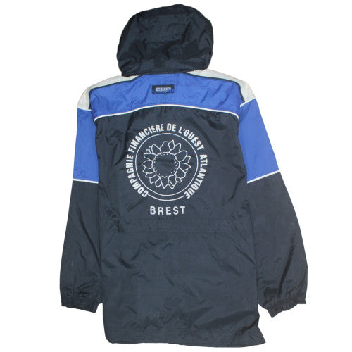 Mens UK Size L PUMA Blue Windbreaker Coat