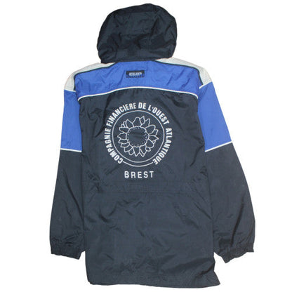 Mens UK Size L PUMA Blue Windbreaker Coat