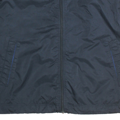 Mens UK Size L PUMA Blue Windbreaker Coat