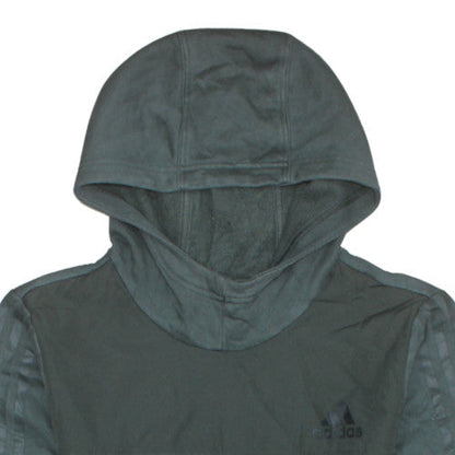 Boys UK Size 13-14 Years adidas Green Pullover Hoodie