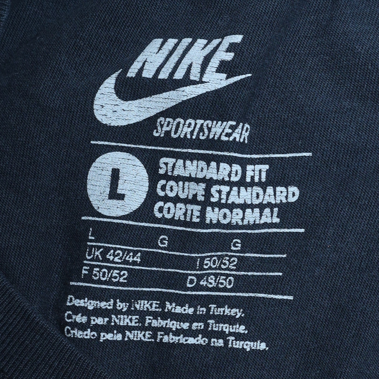 Mens UK Size L Nike Black  T-Shirt