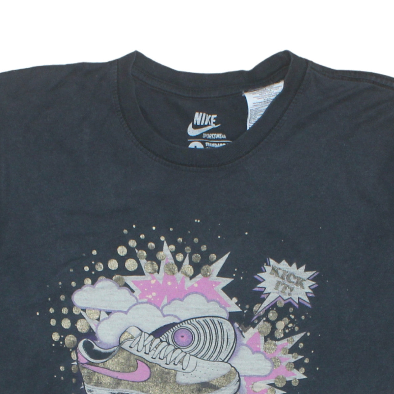 Mens UK Size L Nike Black  T-Shirt
