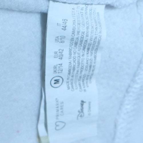 Womens UK Size M Disney White Pullover Hoodie