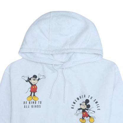 Womens UK Size M Disney White Pullover Hoodie