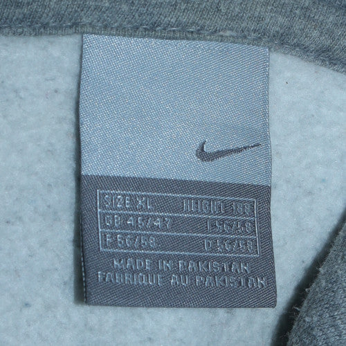 Mens UK Size XL Nike Grey Pullover Hoodie