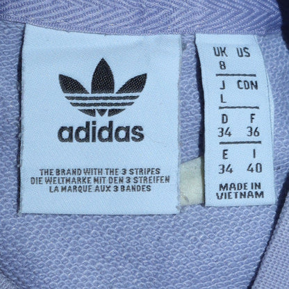 Womens UK Size 8 adidas Purple Pullover Sweatshirt