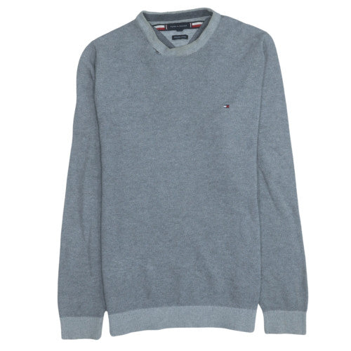 Mens UK Size M Tommy Hilfiger Grey Pullover Jumper