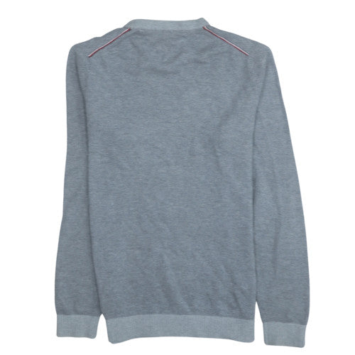Mens UK Size M Tommy Hilfiger Grey Pullover Jumper