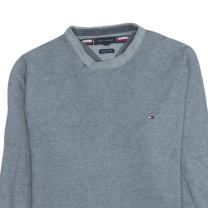 Mens UK Size M Tommy Hilfiger Grey Pullover Jumper