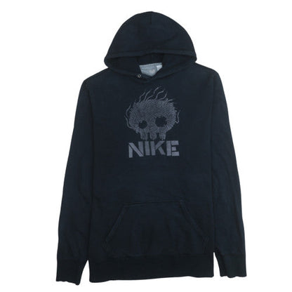 Mens UK Size 2XL Nike Black Pullover Hoodie