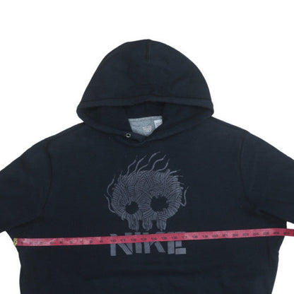 Mens UK Size 2XL Nike Black Pullover Hoodie