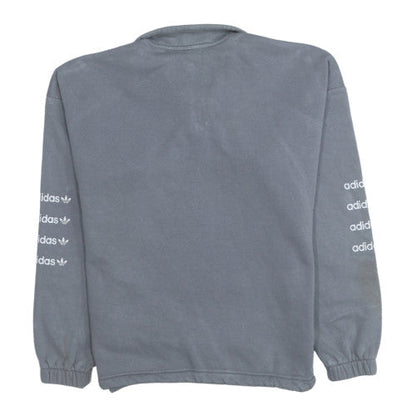 Womens UK Size 8 adidas Grey Pullover Sweatshirt