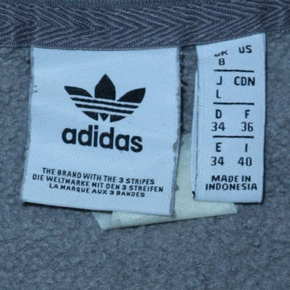 Womens UK Size 8 adidas Grey Pullover Sweatshirt