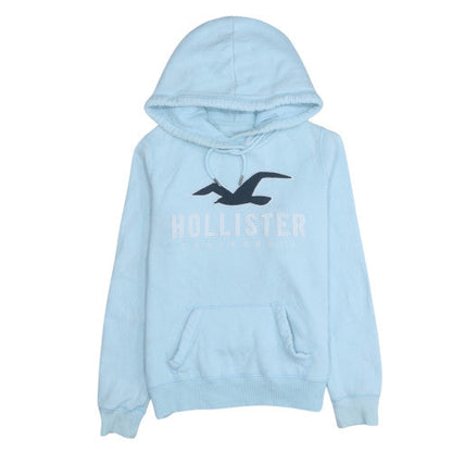 Womens UK Size XS Hollister Blue Pullover Hoodie