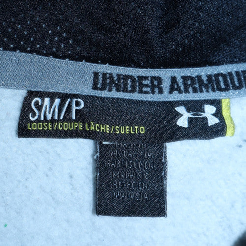 Mens UK Size S Under armour Grey Full Zip Hoodie