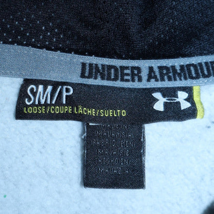 Mens UK Size S Under armour Grey Full Zip Hoodie
