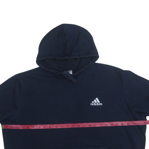 Mens UK Size XL adidas Blue Pullover Hoodie