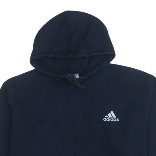 Mens UK Size XL adidas Blue Pullover Hoodie