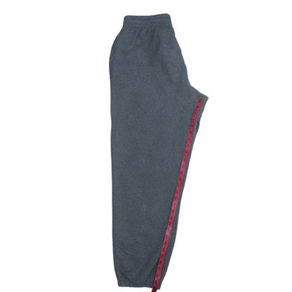 Nike Men's Grey Fleece Sweatpants L Regular Fit Activewear Trousers