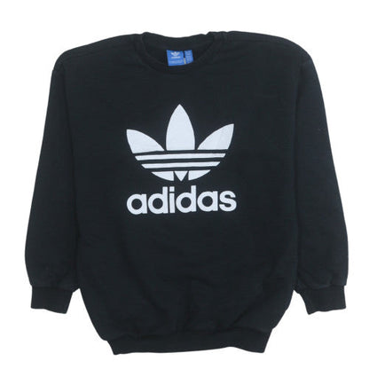 Womens UK Size 8 adidas Black Pullover Sweatshirt