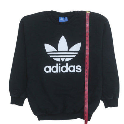 Womens UK Size 8 adidas Black Pullover Sweatshirt