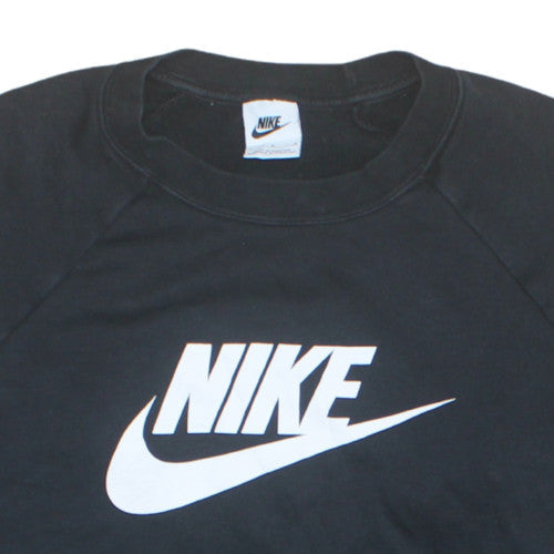 Mens UK Size L Nike Black Pullover Sweatshirt
