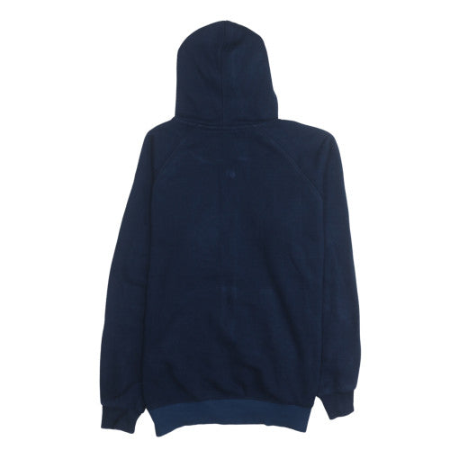 Mens UK Size M adidas Blue Full Zip Hoodie