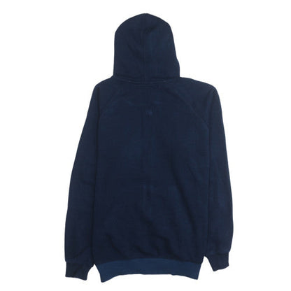 Mens UK Size M adidas Blue Full Zip Hoodie