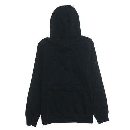 Nike Boys Black XL Pullover Hoodie with Gold Logo and Hooded Fleece Design