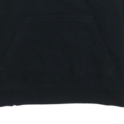 Nike Boys Black XL Pullover Hoodie with Gold Logo and Hooded Fleece Design