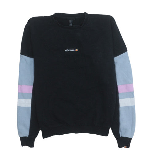 Womens UK Size 10 ellesse Black Pullover Sweatshirt