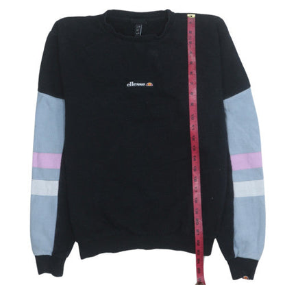 Womens UK Size 10 ellesse Black Pullover Sweatshirt