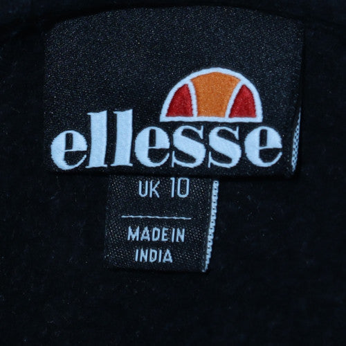 Womens UK Size 10 ellesse Black Pullover Sweatshirt