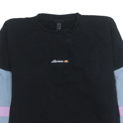 Womens UK Size 10 ellesse Black Pullover Sweatshirt