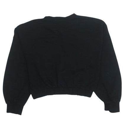 Womens UK Size M Zara Black Pullover Sweatshirt