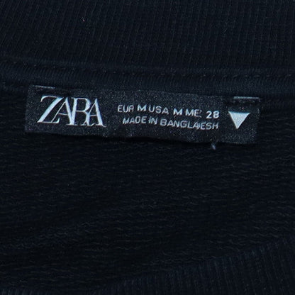 Womens UK Size M Zara Black Pullover Sweatshirt