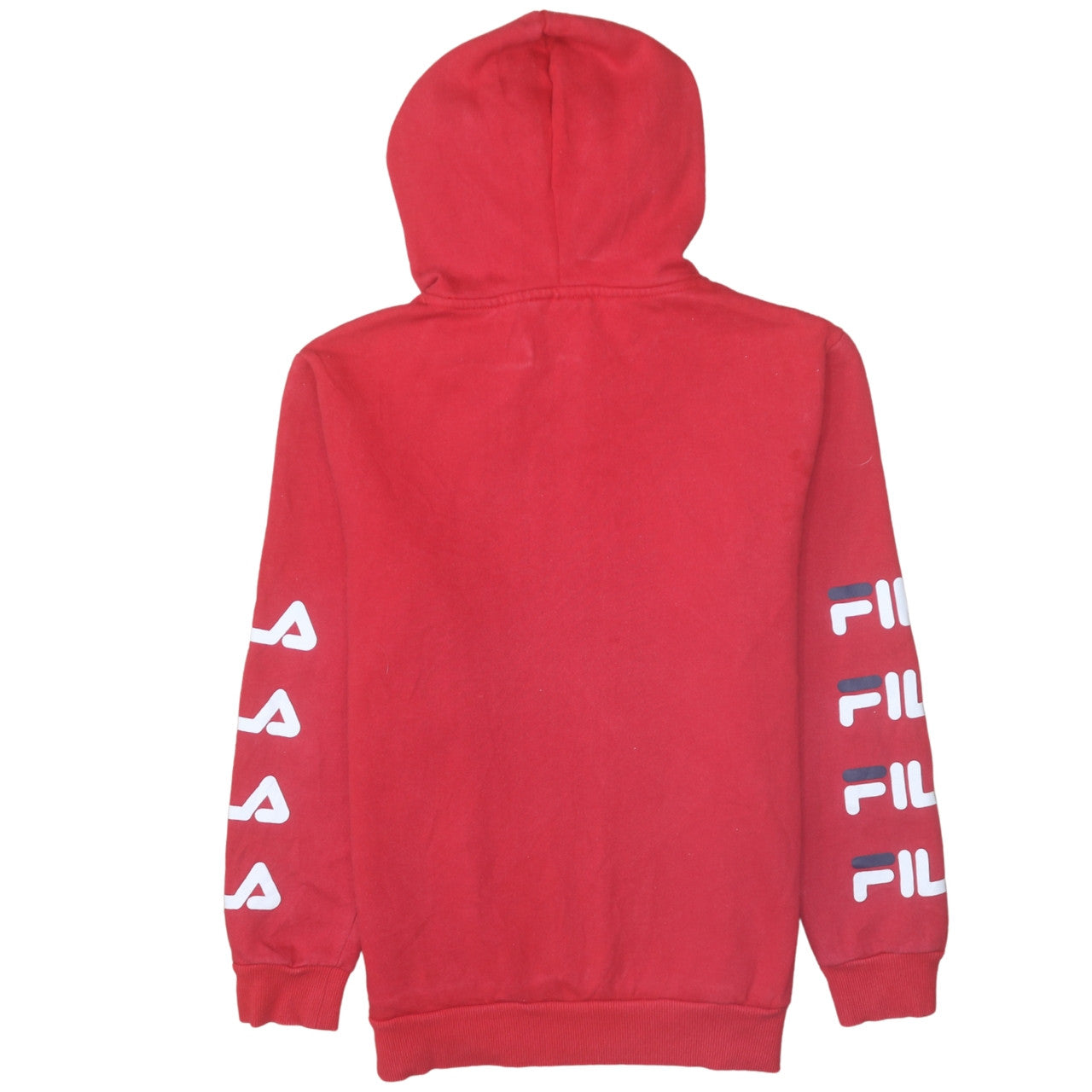 Womens UK Size 10 FILA Red Pullover Hoodie