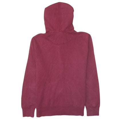 Mens UK Size L Nike Red Full Zip Hoodie