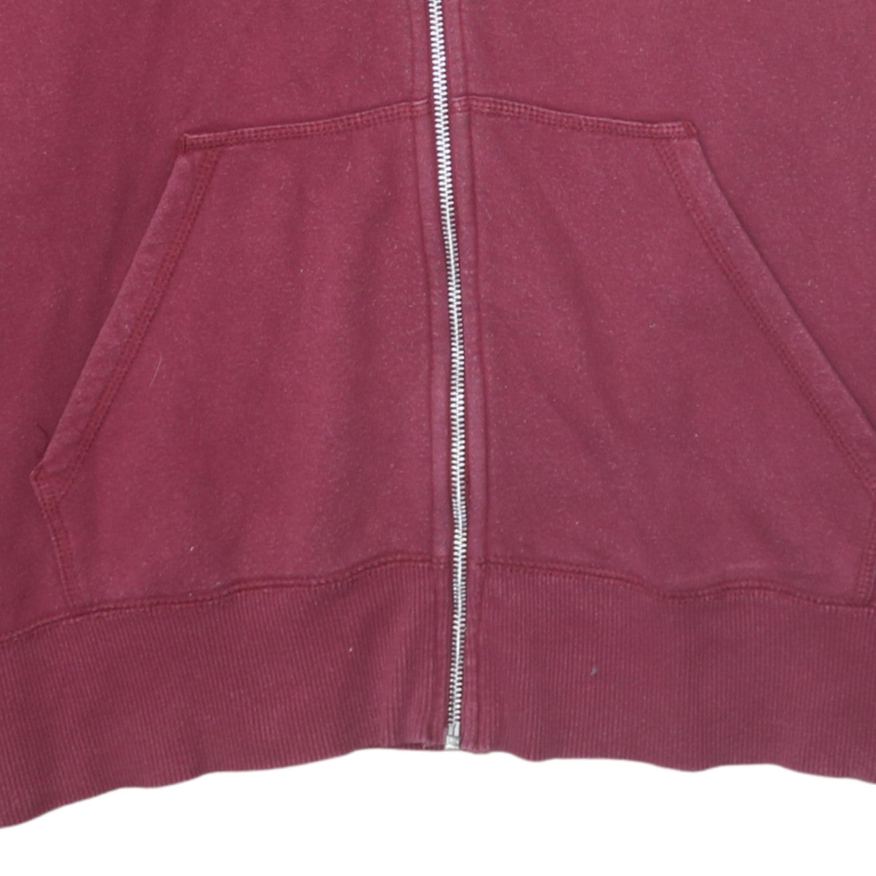 Mens UK Size L Nike Red Full Zip Hoodie