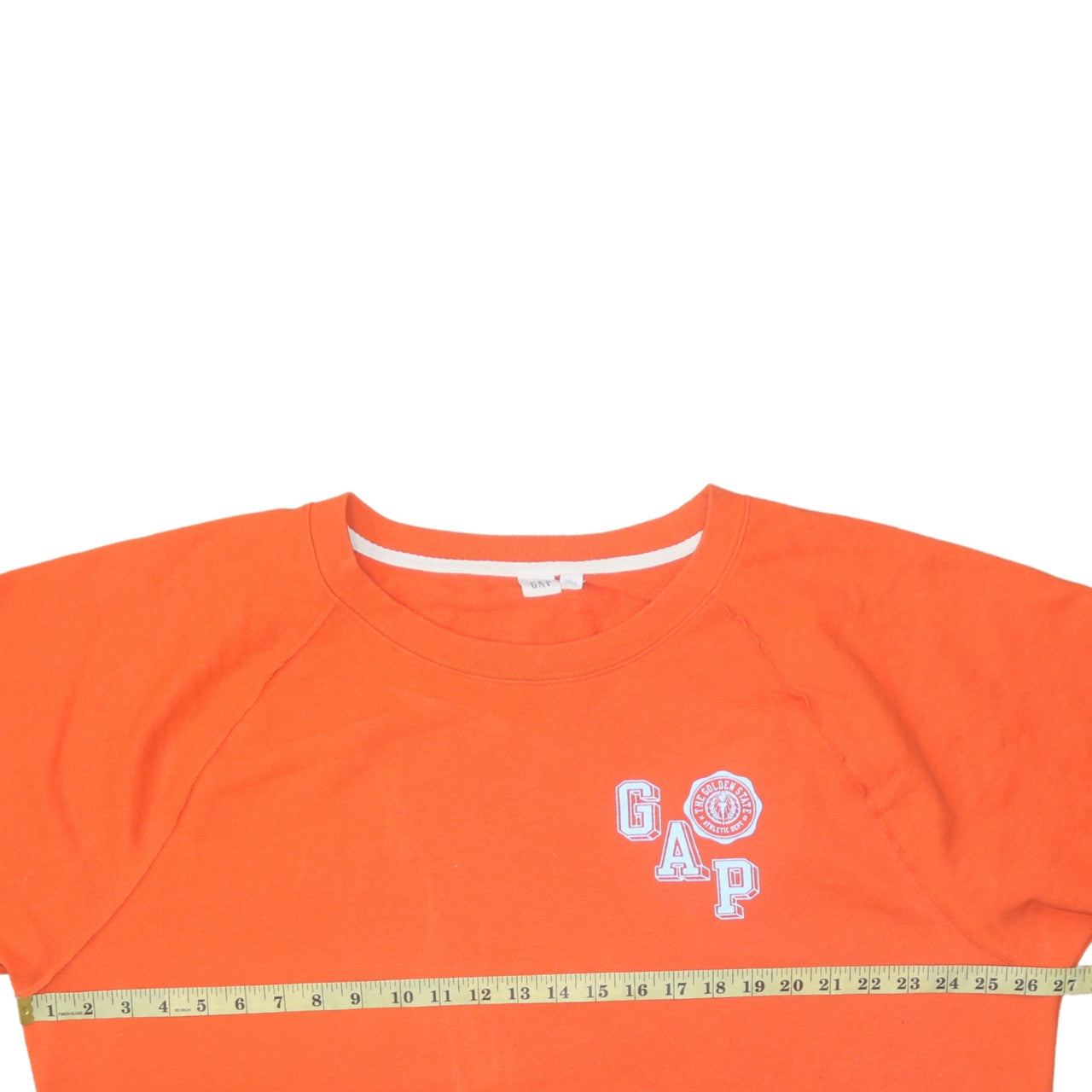 Womens UK Size XL Gap Orange Pullover Sweatshirt