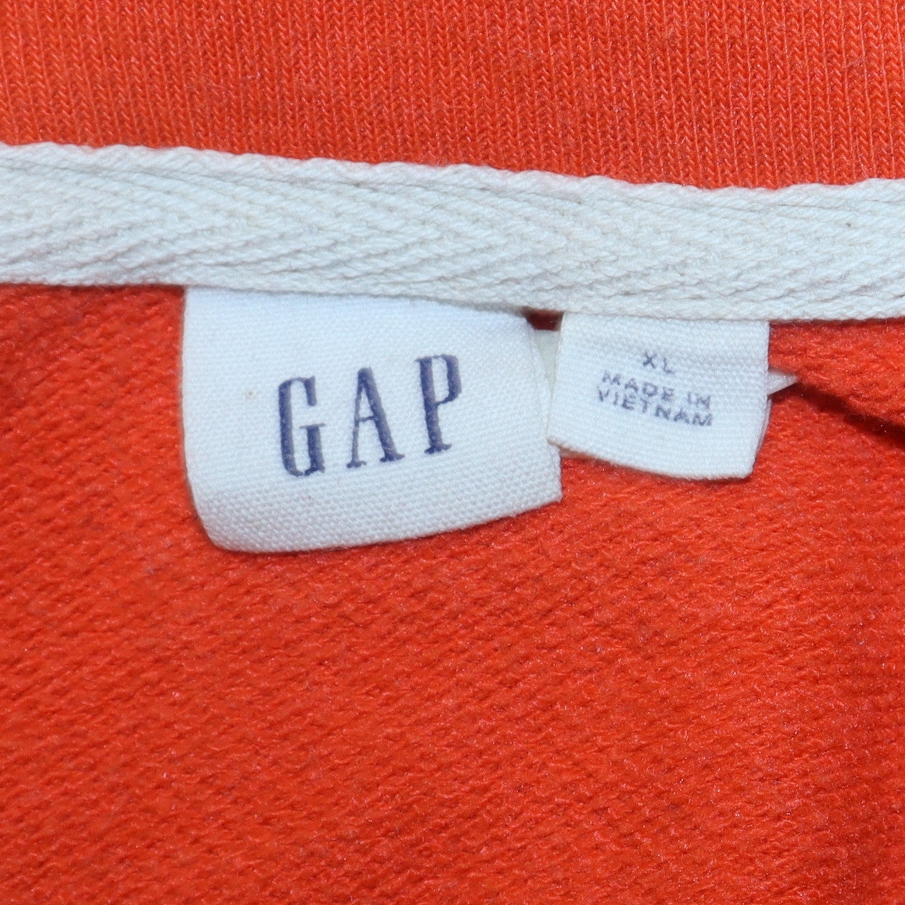 Womens UK Size XL Gap Orange Pullover Sweatshirt