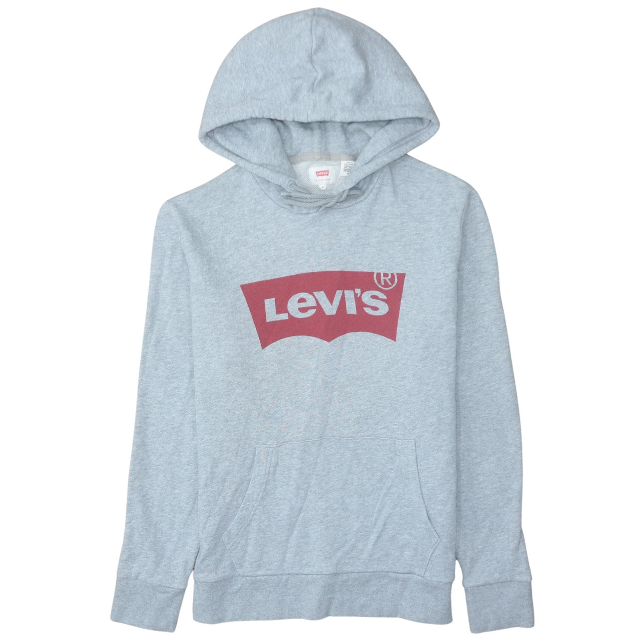 Mens UK Size M Levi's Grey Pullover Hoodie