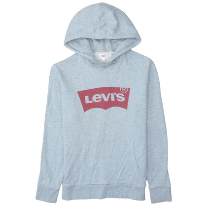 Mens UK Size M Levi's Grey Pullover Hoodie