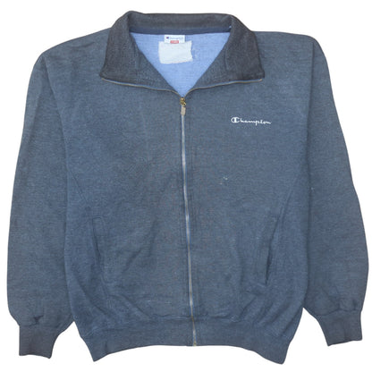 Champion Mens Blue XL Track Jacket Fleece Full Zip Activewear