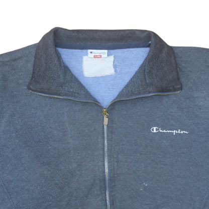 Champion Mens Blue XL Track Jacket Fleece Full Zip Activewear